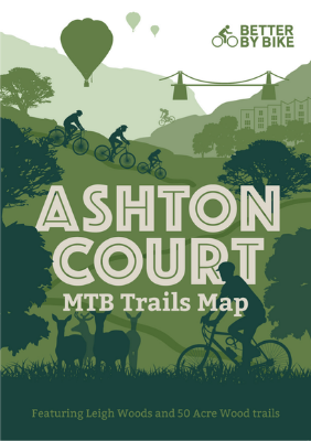 Ashton Court mountain bike trails map cover
