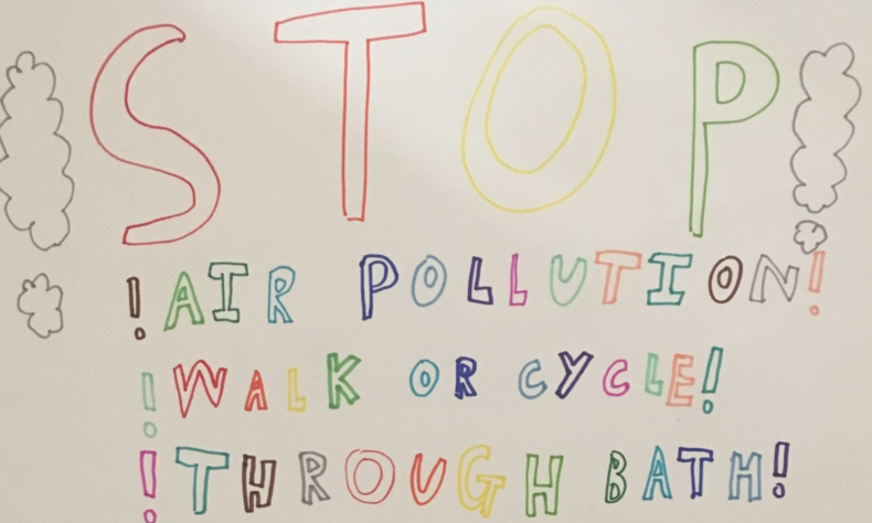 Schools’ clean air poster competition winner Bath