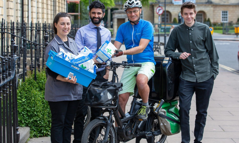 Photo of new ebike trail for businesses in Bath