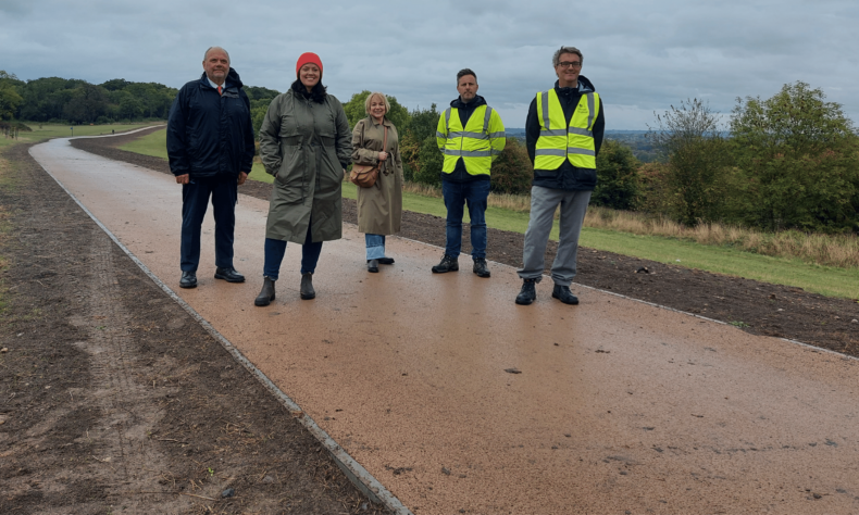 Accessible all-weather path opens at Stoke Park