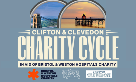 Clifton and Clevedon charity cycle promotional proster