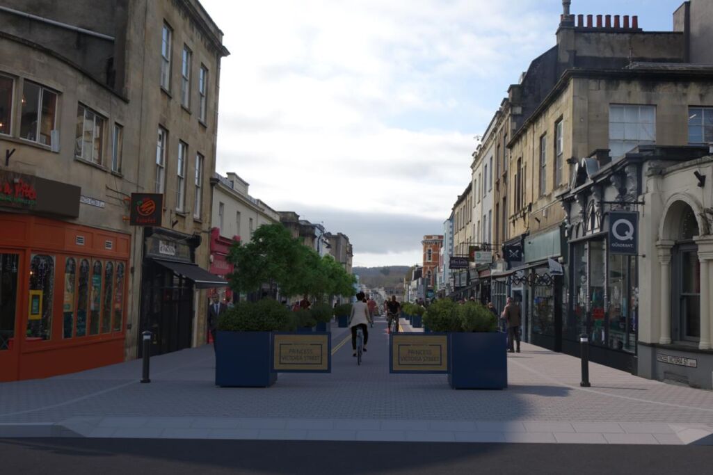 Artist's impression of Princess Victoria Street 