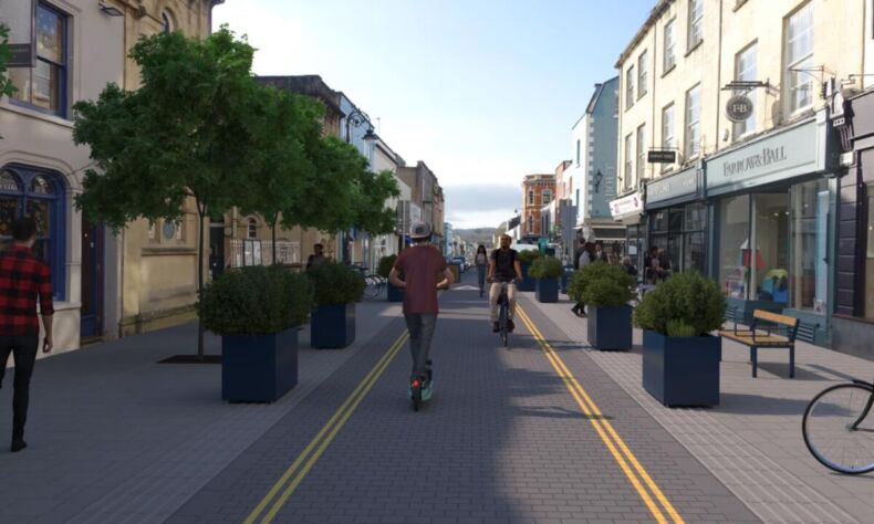 Artist's impression of Princess Victoria Street