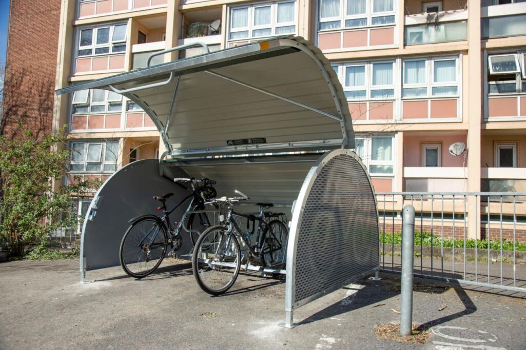 Example of a cycle hangar