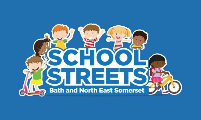 Illustration of Bath school streets logo