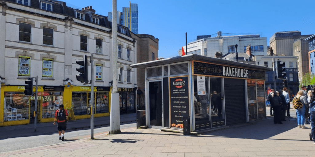 Broadmead empty food kiosk